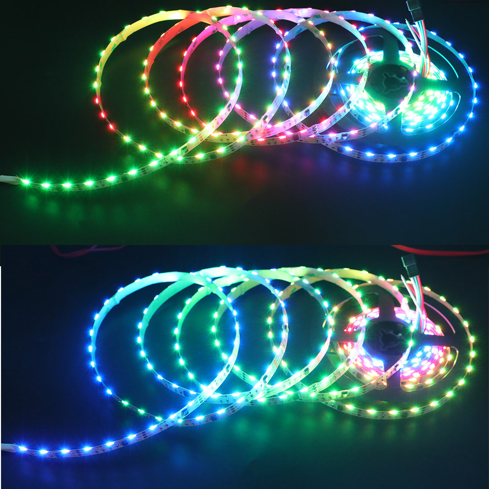 UCS1903 12V Side Emitting LED Strip Lights Full Color Chasing UCS1903 12V Side Emitting LED Strip Lights Full Color Chasing